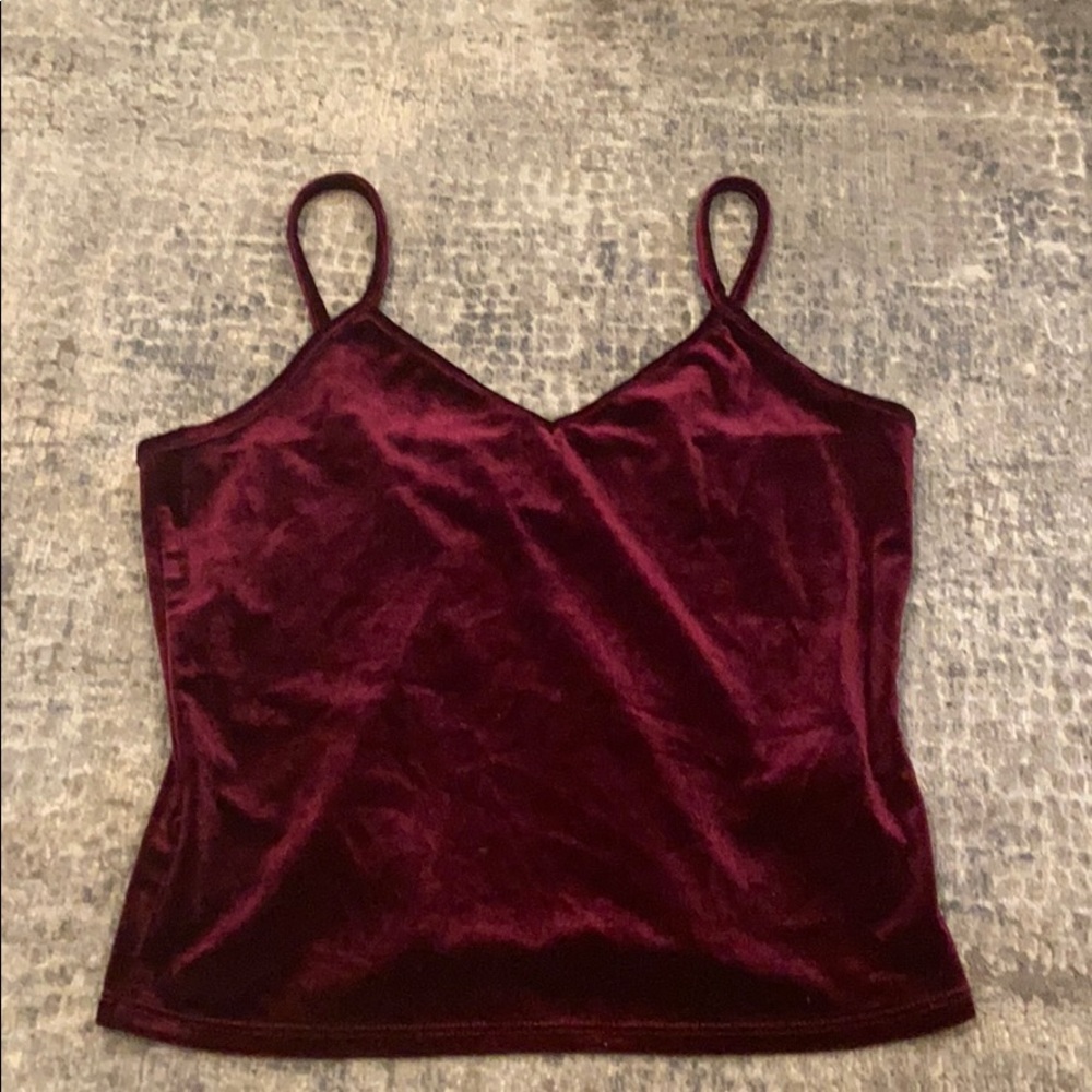 Burgundy Tank Top